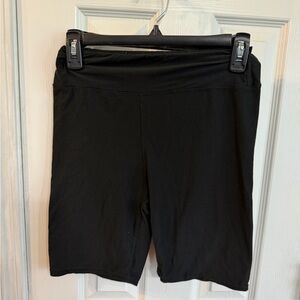 Danskin Black High-Rise Bike Shorts